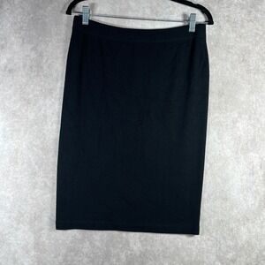 Vince Pencil Skirt Women Medium Black Pull On Career Wear Business Casual Office